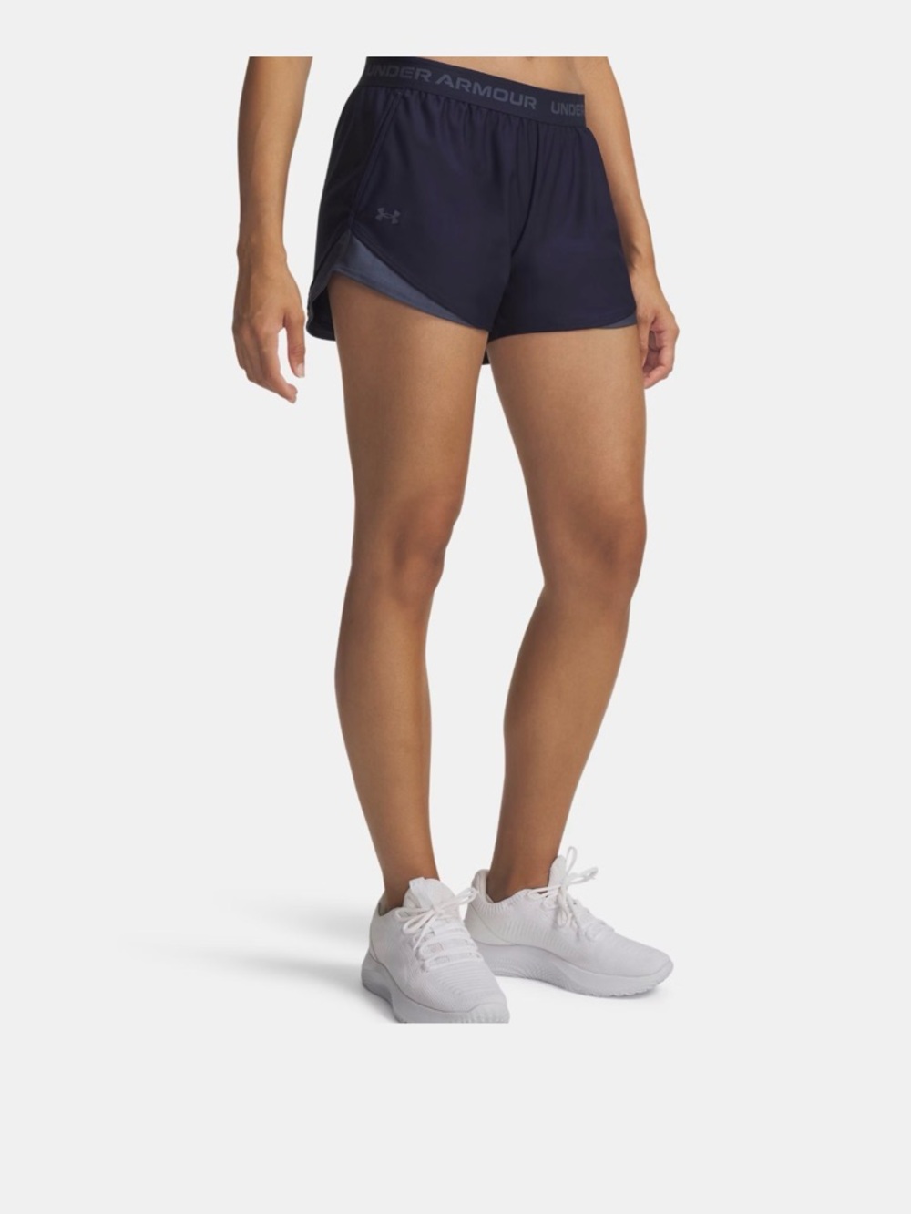 Under Armour Women's Navy & Black Athletic Shorts 2-Pack